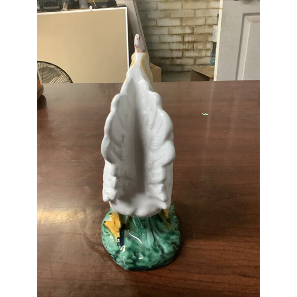 VTG MCM 6.25" T Ceramic Rooster Figurine - Lipper & Mann Importers - JAPAN - Picture 4 of 6